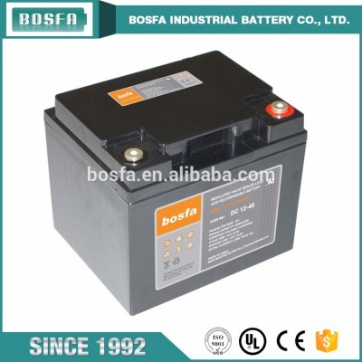 12v 40ah solar battery for energypower system12v waterproof rechargeable battery pack