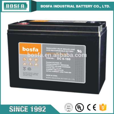 sealed lead acid battery 48v 180ah rechargeable battery electric 6v180ah