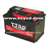 TTAO car battery 12v high quality starter battery