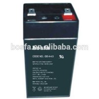 Wholesales high performance valve regulated 4v 4.5ah rechargeable lead acid battery for lamp